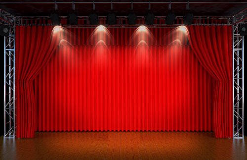 20404935 - 3d empty stage with spotlight